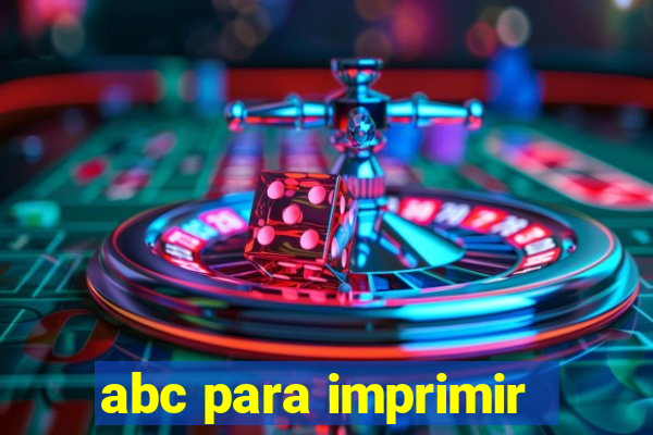 abc para imprimir